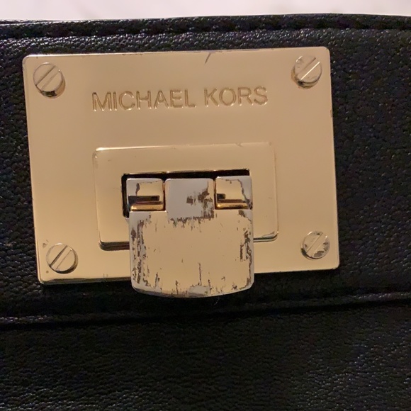 MK ASTRID Leather Satchel - Picture 6 of 7
